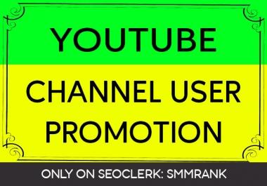 YOUTUBE VIDEO PROMOTION,  LONG LASTING,  STABLE NATURAL PATTERN
