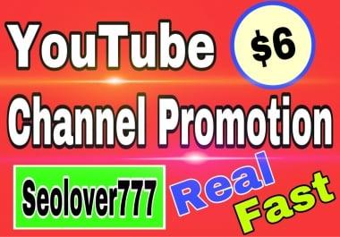 YouTube organic promotion & marketing via active audience