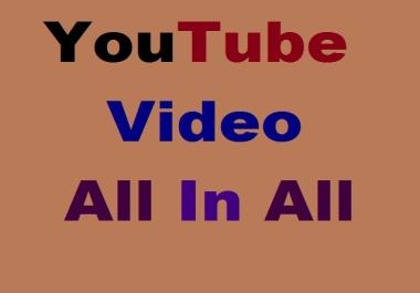 Manually YouTube Video Promotions Pack All In All One Super Fast