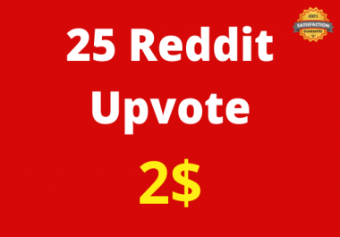 Give You 25 Reddit Upvote To Your link