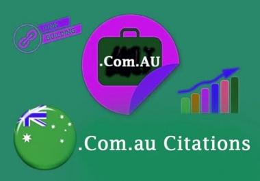 I will provide 30 australian com au domain links,  backlinks 10 USD