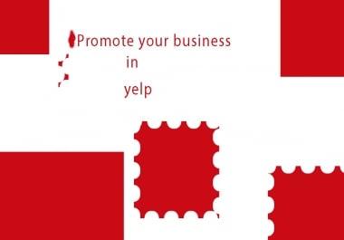 promote your business in yelp/google map/other websites