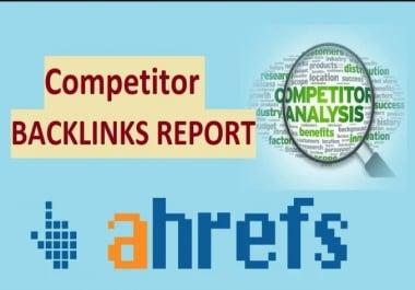 Full Ahrefs Backlinks report for any 10 websites