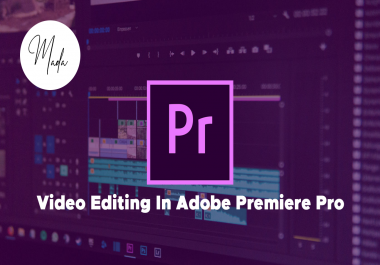 Video Editing In Adobe Premiere Pro