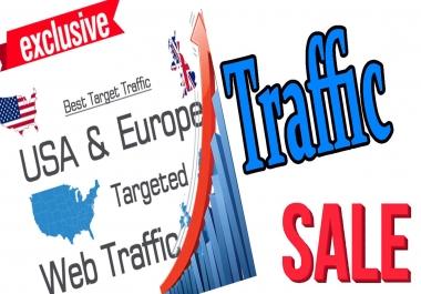 Get 3000+ country targeted traffic with Best quality for your website