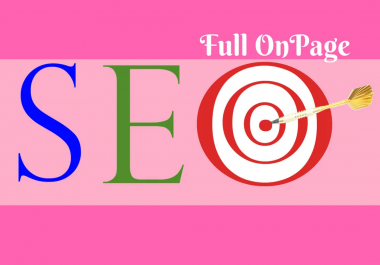 Do Professional full Onpage SEO For Google Rank