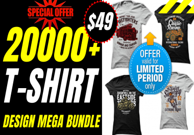 20000+ editable New tshirt designs bundle