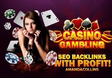 Get Ranked With This SEO Backlinks For Casino Or Gambling Websites