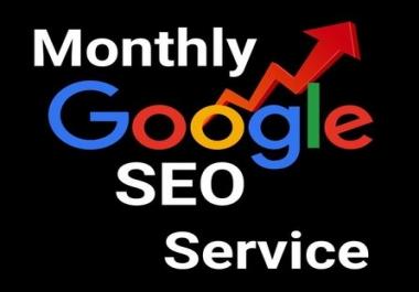 I will do Monthly White Hat SEO Link Building Package
