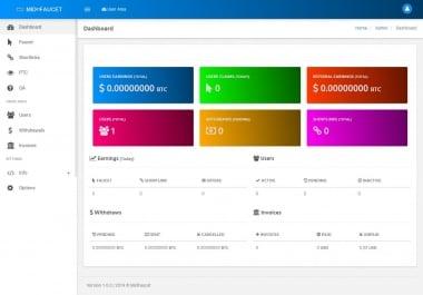MidFaucet - Crypto Earning Faucet PHP Script