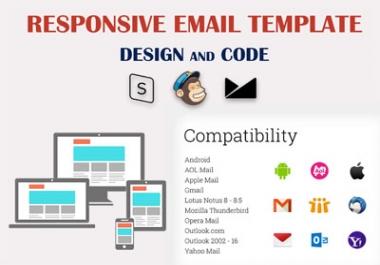 I will create responsive email template