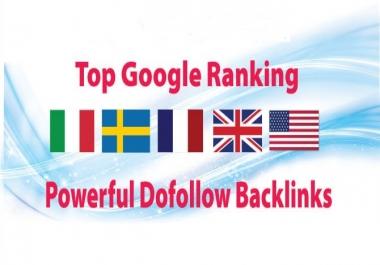 I will provide swedish,  italian,  uk,  french seo dofollow backlinks