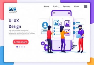 I will design UI UX of your website and Landing Page