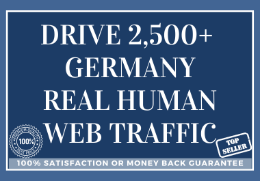 Drive 2,500 GERMANY Real Human Web Traffic