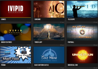 I will create a YouTube intro in MP4 Format