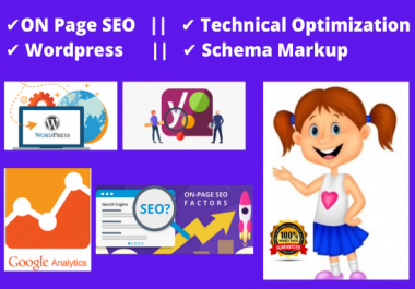 I will do Wordpress site ON Page SEO Optimization and GOOGLE RANK