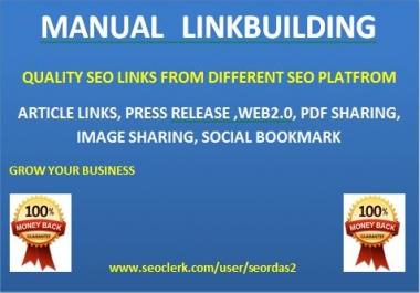 Manual create linkbuilding for your website