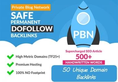 Create 50 PBN Blogpost Backlinks Niche Relavent Content with Homepage