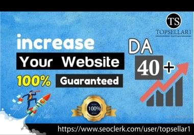 SEO Fosters-Increase your domain authority,  moz DA PA upto 40+