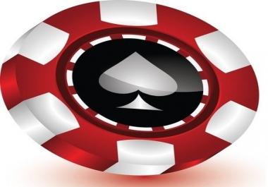 PREMIUM niche casino, poker jodi,  slots High Quality SEO Backlinks Google top ranking