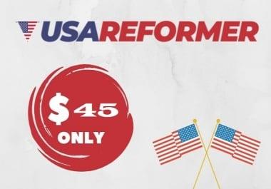 Guest post on USAreformer. com google news site