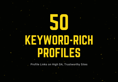 50 Keyword-Rich Profiles With Logins