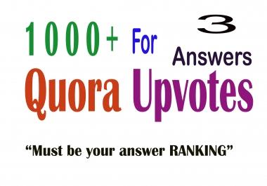 1000+ Quora Upvotes for your 5 Answer
