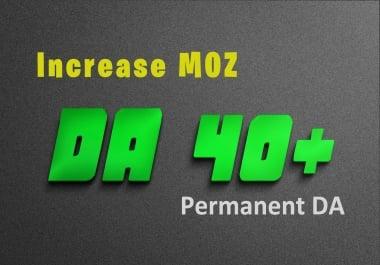 Increase Moz DA0 to DA40+ of your any website and PA 30 by MOZ get high Domain power and authority