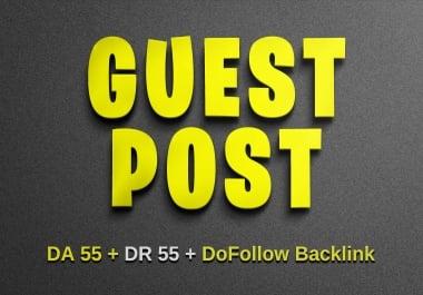 do guest posting or Link insertion as a outreach blogger,  dofollow link building service,  big sites