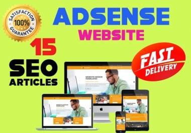 Unique Adsense Ready WordPress Website