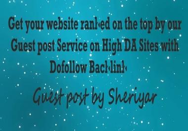 I Will Publish guest post with DFbacklink on Quality SItes