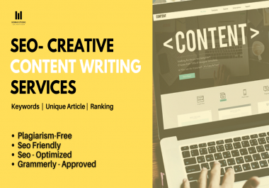 Professional SEO-Creative Content Writing Services For You