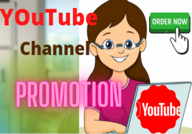 YouTube Account Promotions Via World Wide Real User Manually