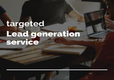 i will provide you Targeted b2b lead according to your need