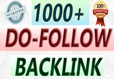 i Will DO 1000+ Do-Follow Backlink For Business SEO