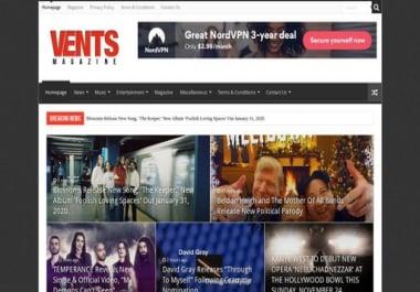 Publish Guest post on Premium site ventsmagazine. com DA60 PA50