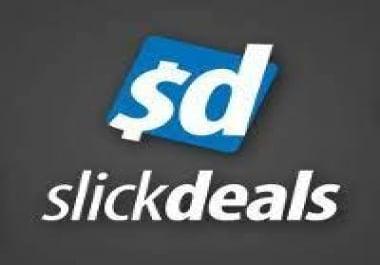 help post 1 deals on Slickdeals successfully
