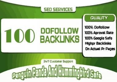 100 Social & Blog Mix Dofollow Backlinks