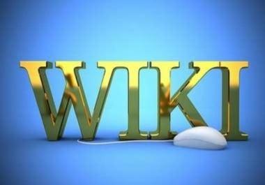 25 Wiki Backlinks High Authority on google ranking