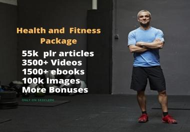 health and fitness plr articles ebooks videos images