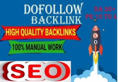 I will create 100 high PR dofollow backlink for google first page