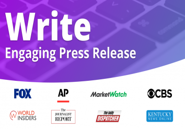 Will Write Engaging Press Release For You