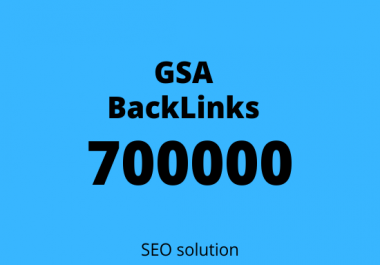 I will create GSA 700000 Verified SEO backlinks for you website rank on google