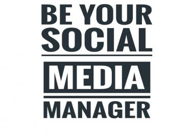 i will be your social media account manager