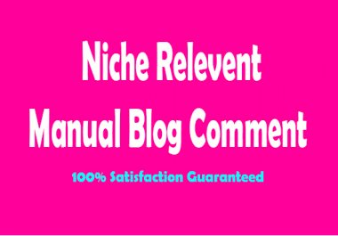 20 Unique Domains Niche Relevant Blog Comment Seo Backlinks