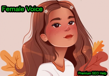 Female real voice artist - 100 real voice