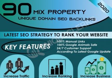 Boost Your Website Ranking With 90 Mix Property Unique Domain Backlinks