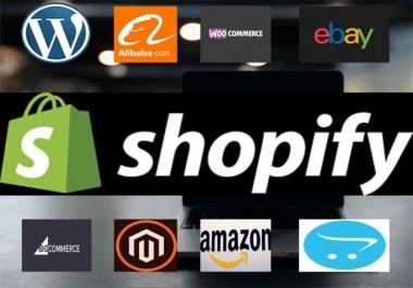 I will upload products to your woocommerce and shopify store