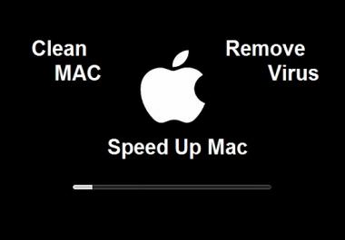 clean, speed up slow, remove virus from mac osx