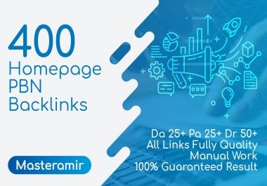 Create 50 UNIQUE HOMEPAGE PBN High Da/pa Tf/cf Dr/Ur backlinks